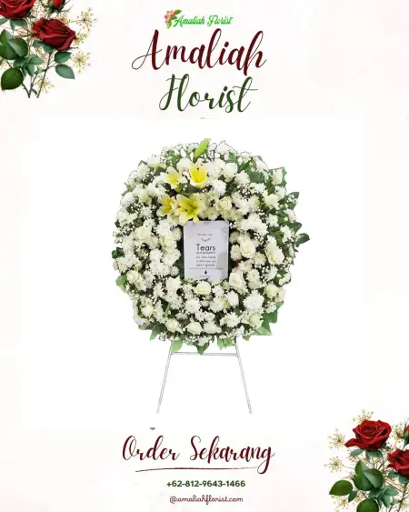 Krans Bunga Duka Ruko Sawangan Depok